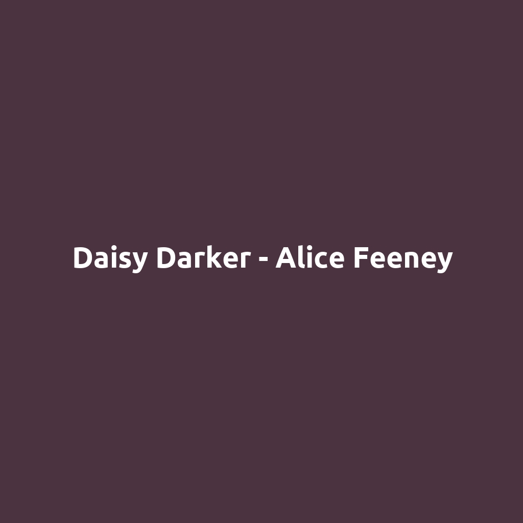 Daisy Darker - Alice Feeney