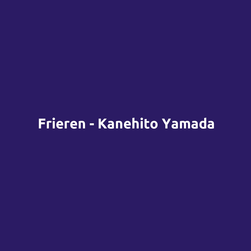 Frieren - Kanehito Yamada