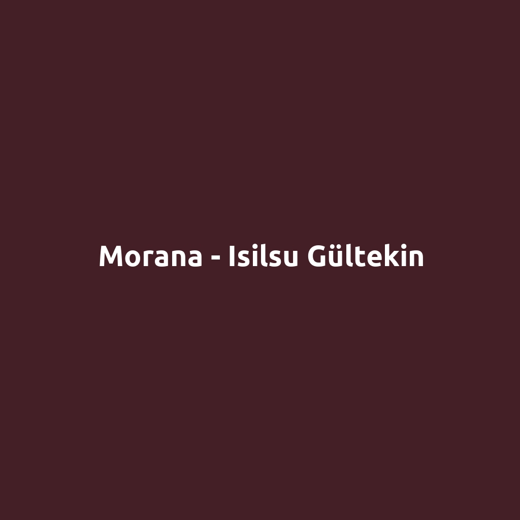 Morana - Isilsu Gültekin