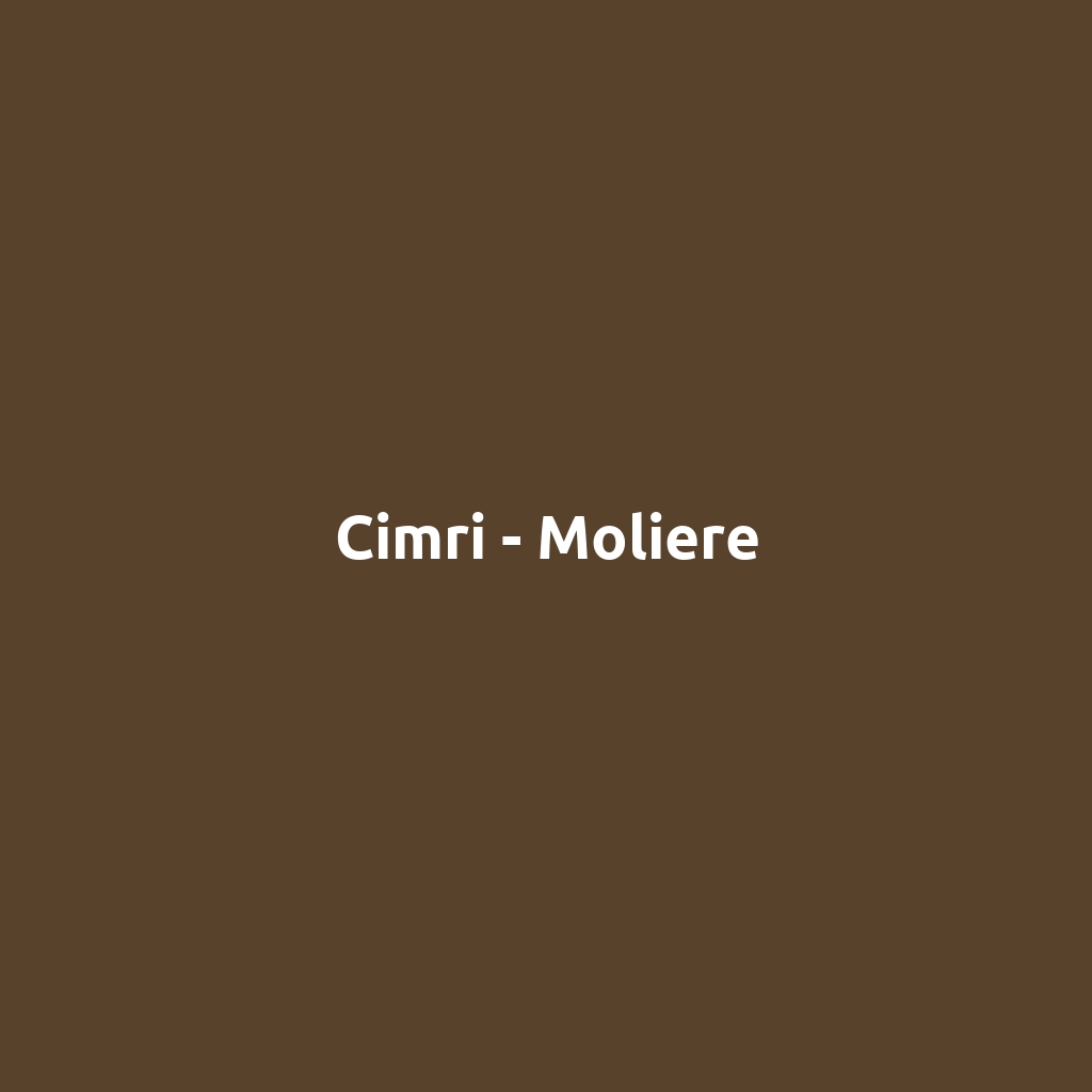 Cimri - Moliere