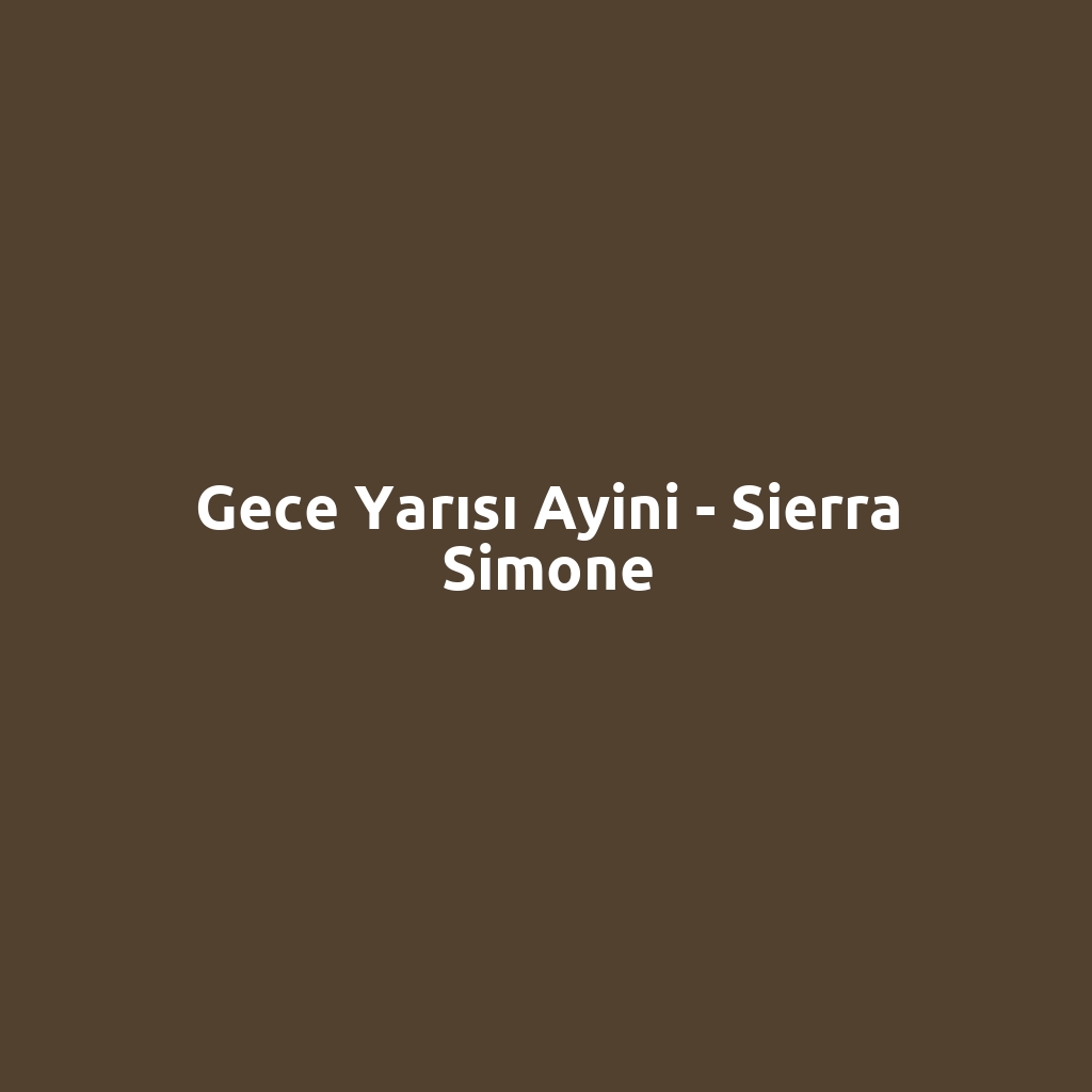 Gece Yarısı Ayini - Sierra Simone