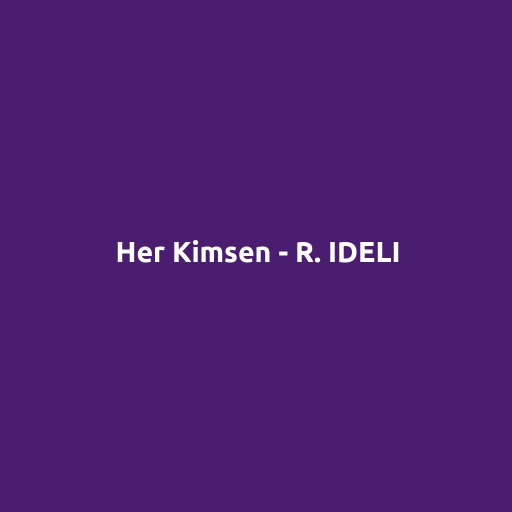 Her Kimsen - R. IDELI