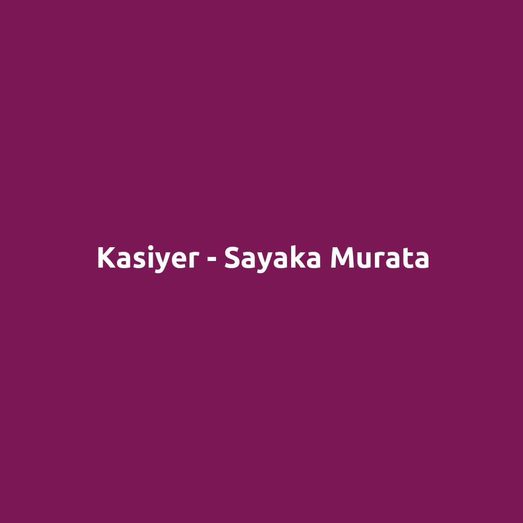 Kasiyer - Sayaka Murata