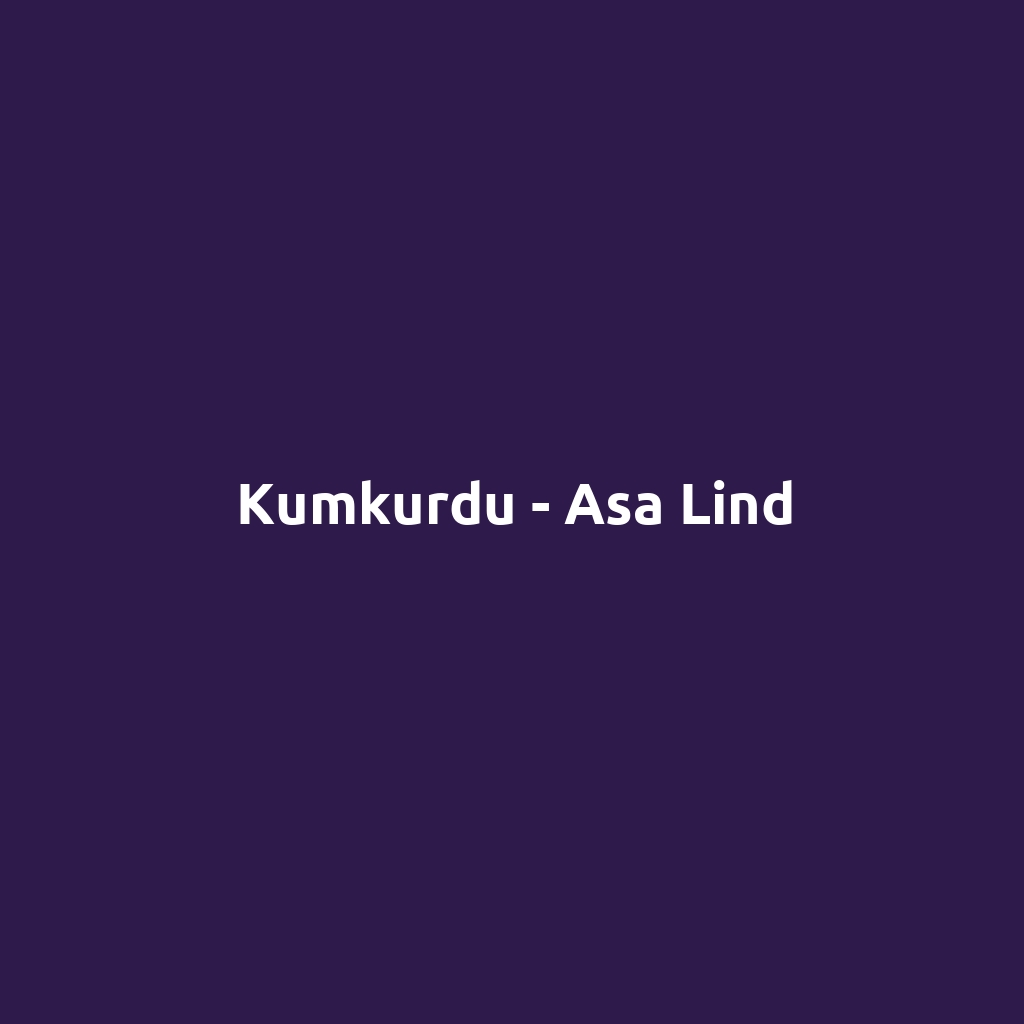 Kumkurdu - Asa Lind