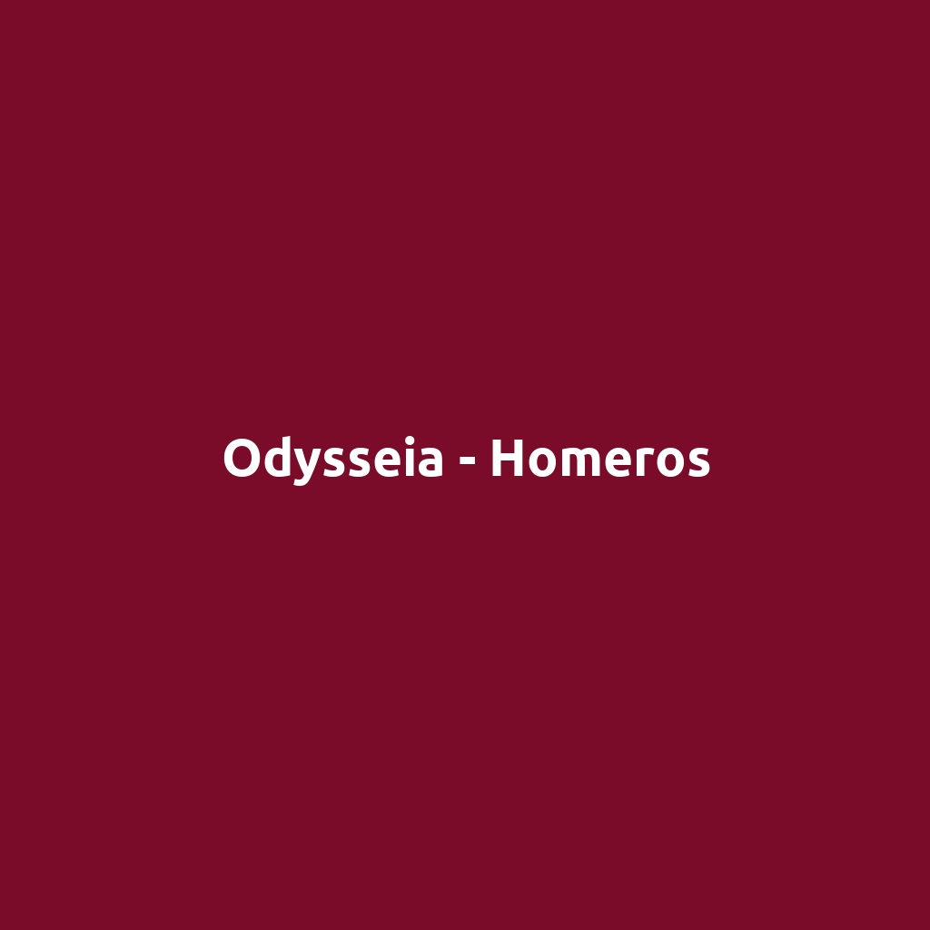 Odysseia - Homeros
