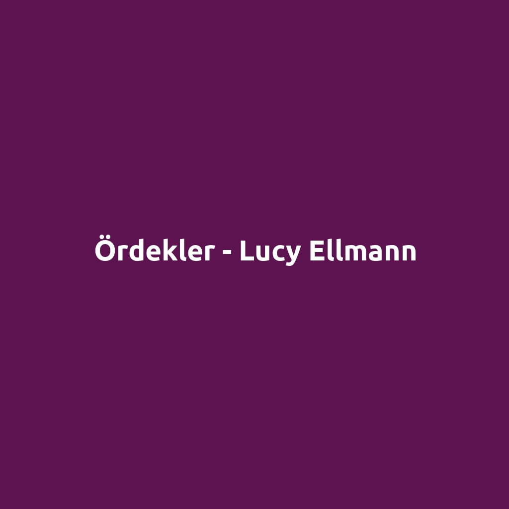Ördekler - Lucy Ellmann