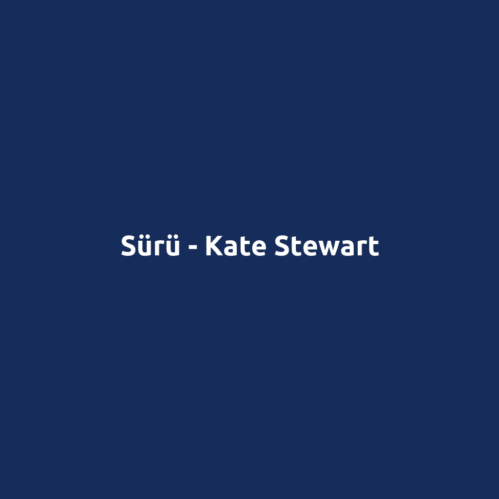 Sürü - Kate Stewart