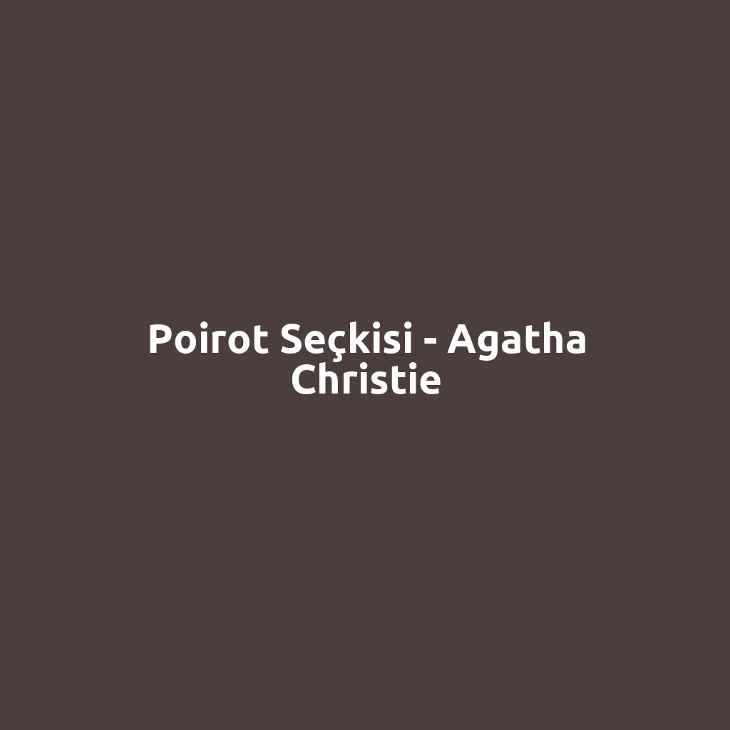 Poirot Seçkisi - Agatha Christie