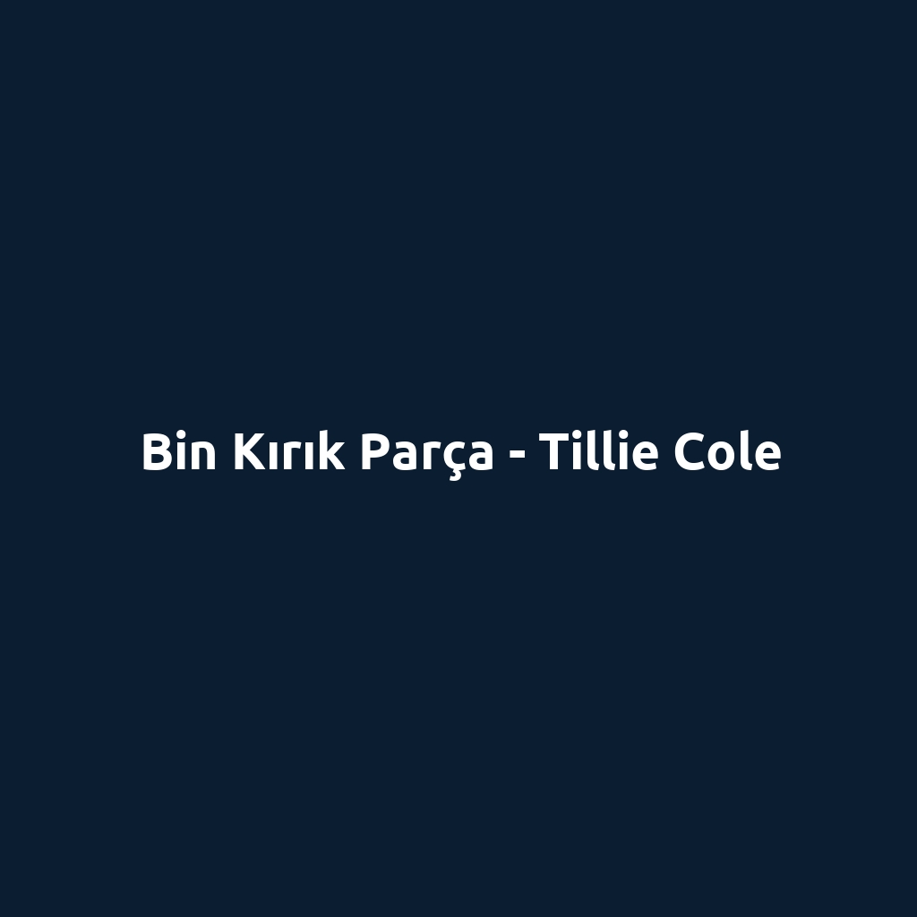 Bin Kırık Parça - Tillie Cole